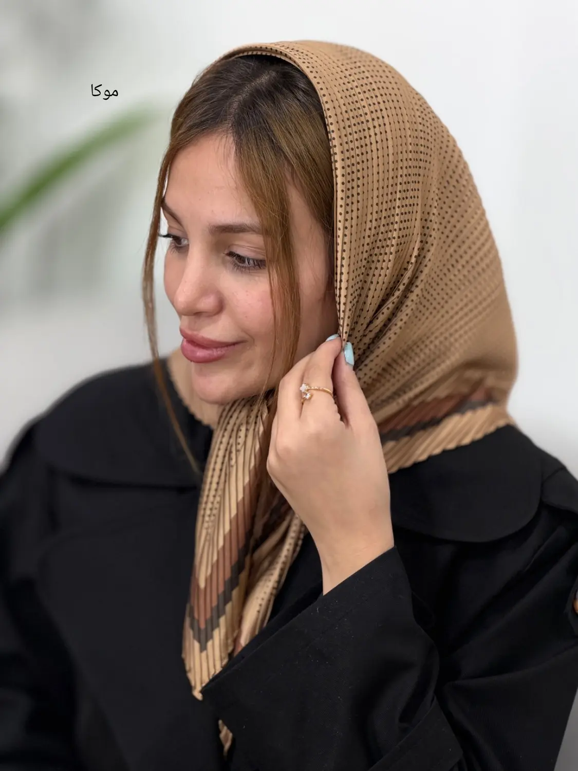 مینی اسکارف ساتن ابریشم طناز 1